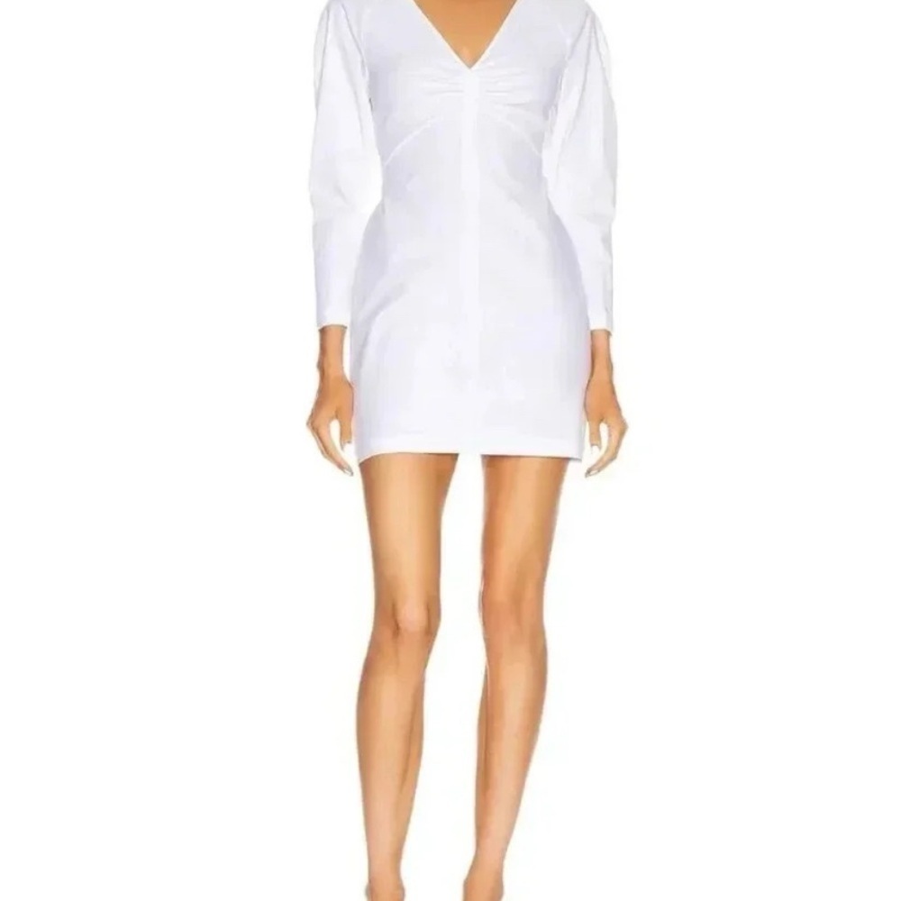 A.L.C. White Linen Blend Mini Dress Size 0
